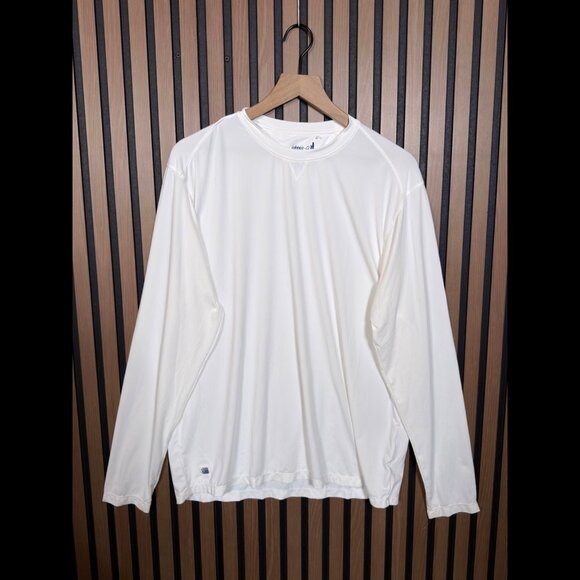 Johnnie-O Performance Large Mens Short UPF 50+ Long Sleeve Crewneck Performance - Picture 1 of 7